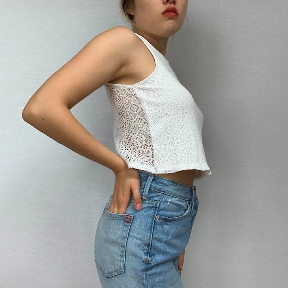 AÉROPOSTALE LACE CROP TOP - Picture 3 of 4